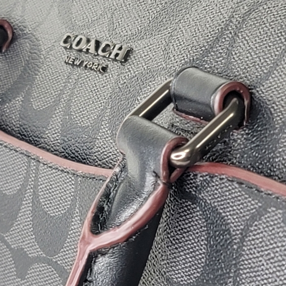 Coach Signature Laptop Bag Designer Breefcase NWT - Picture 8 of 13